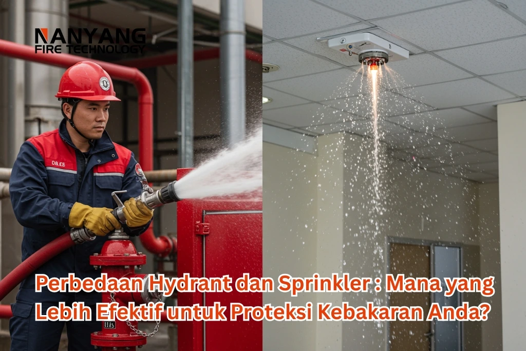 Perbedaan Hydrant dan Sprinkler Mana yang Lebih Efektif untuk Proteksi Kebakaran Anda